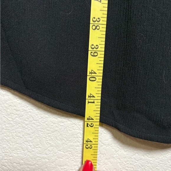 Kona Sol Black Pull On Wide Leg Beach, Swim Pants Slit Legs Wrap Front. - Picture 4 of 12